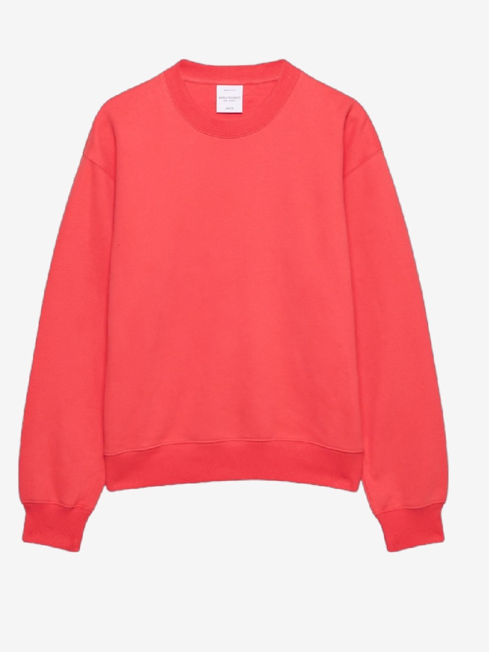 NWT Aritzia Cozy Sweatfleece Perfect Crew Sweatshirt Medium Cherry Red